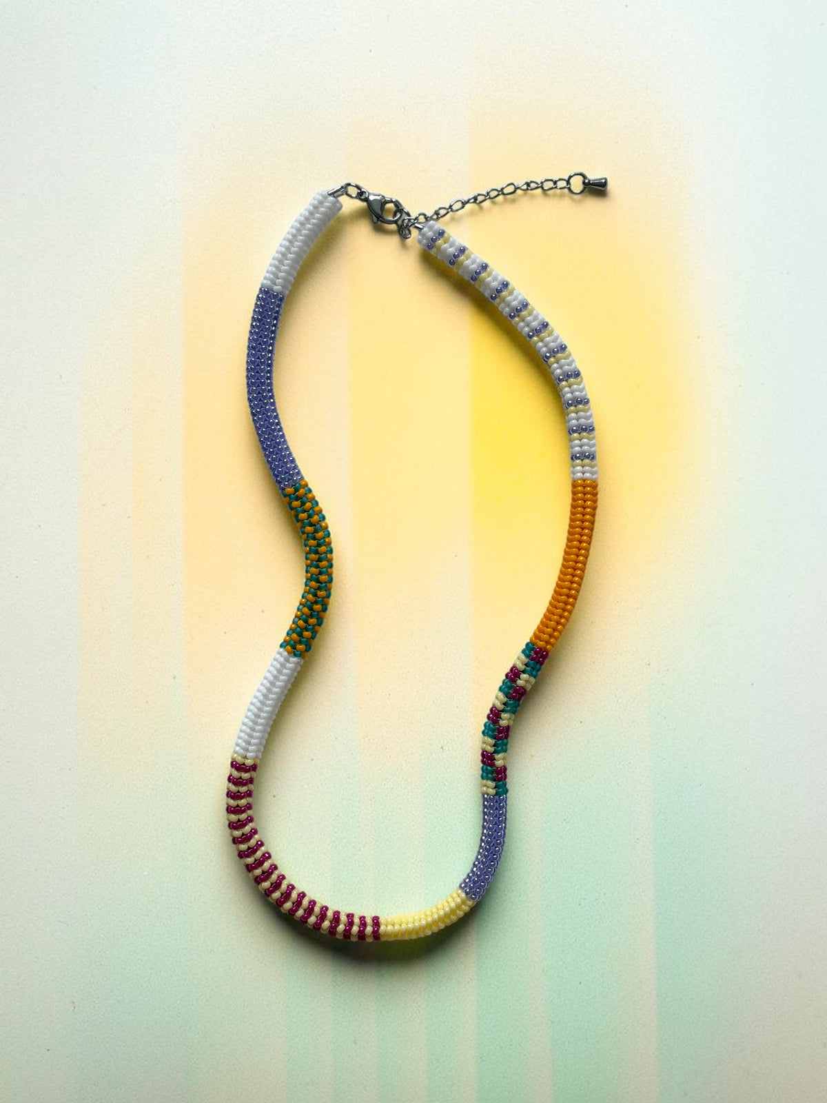 Jellybean Party Beaded Necklace