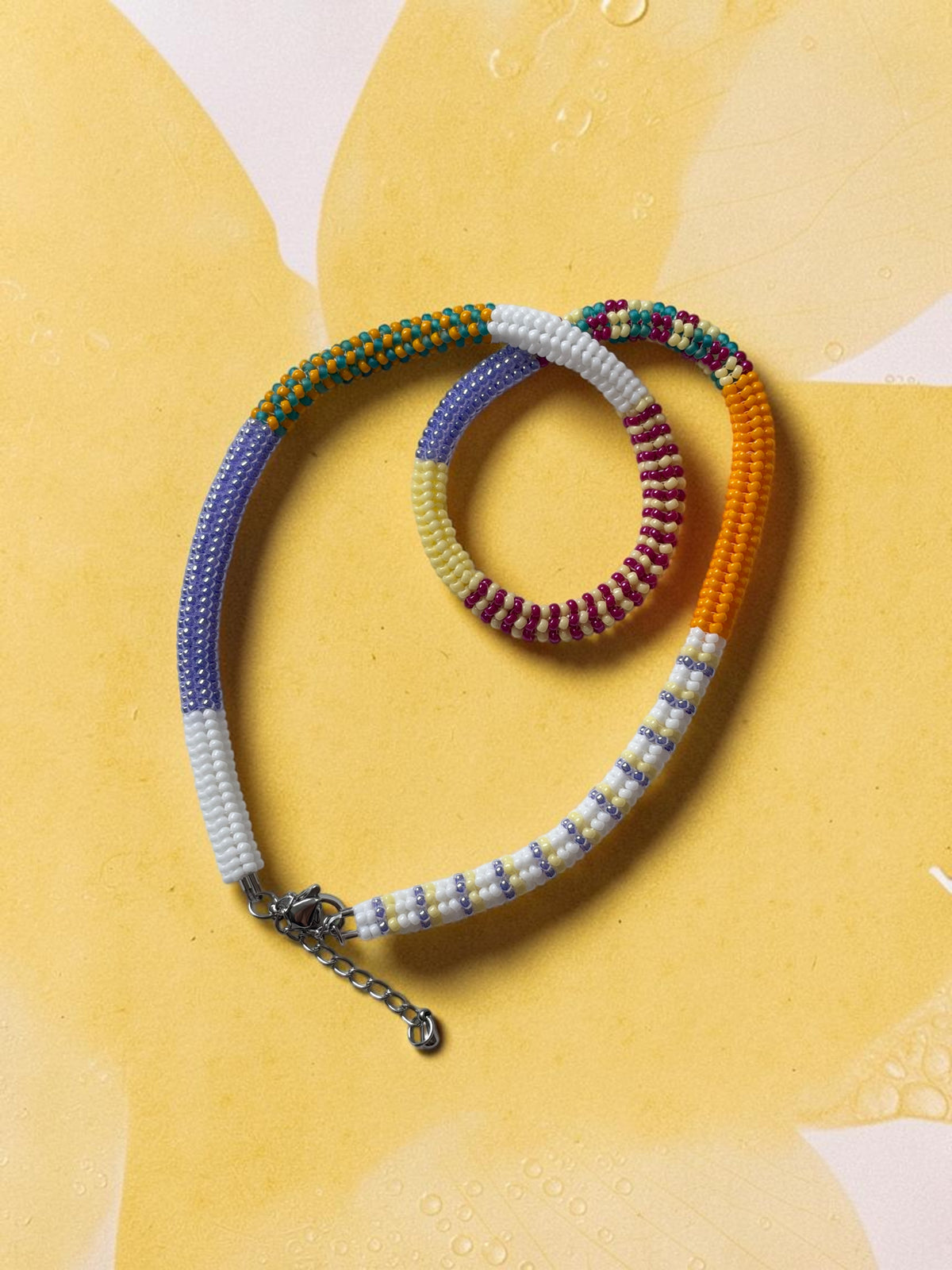 Jellybean Party Beaded Necklace