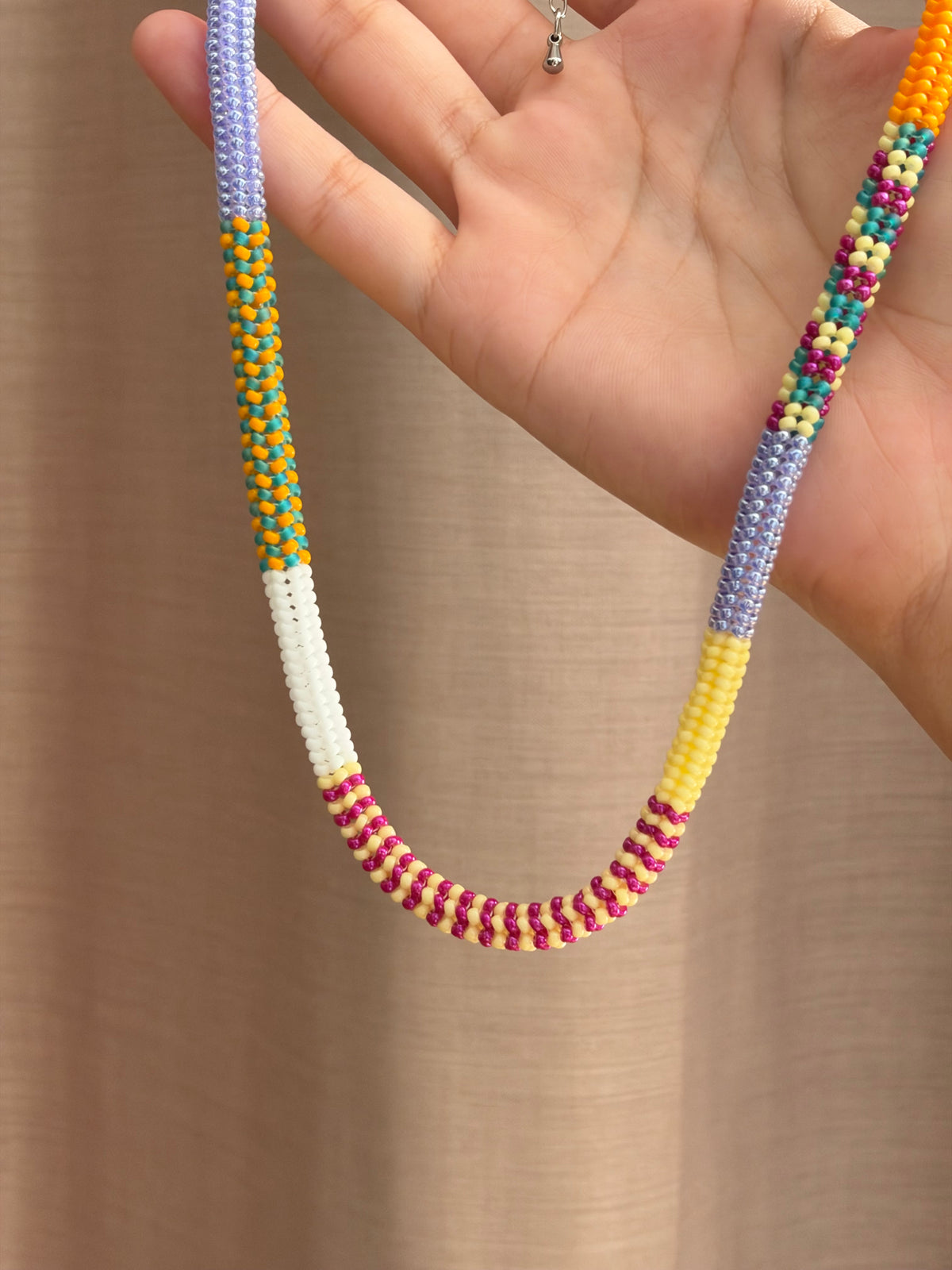 Jellybean Party Beaded Necklace