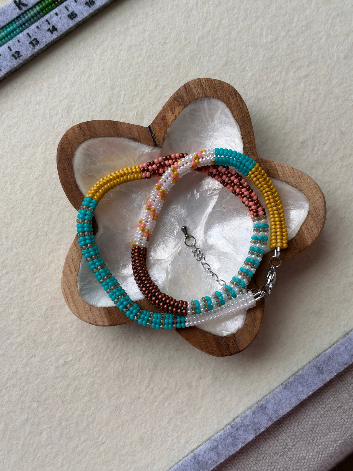 Honey Coast Beaded Necklace