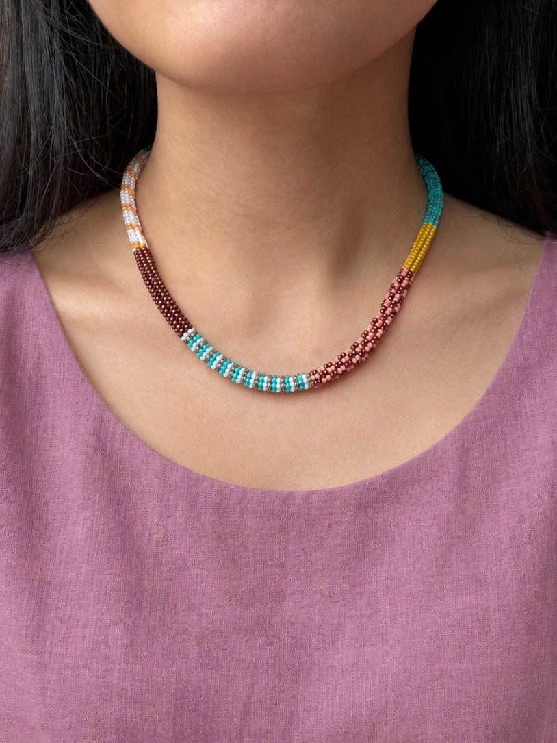Honey Coast Beaded Necklace