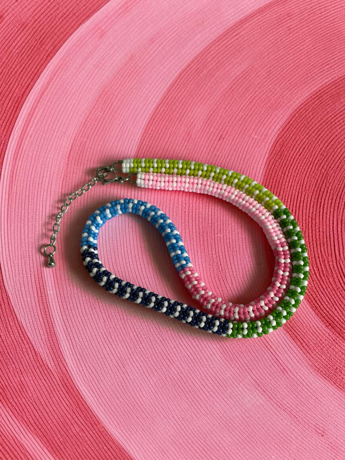 Poolside Picnic Beaded Necklace
