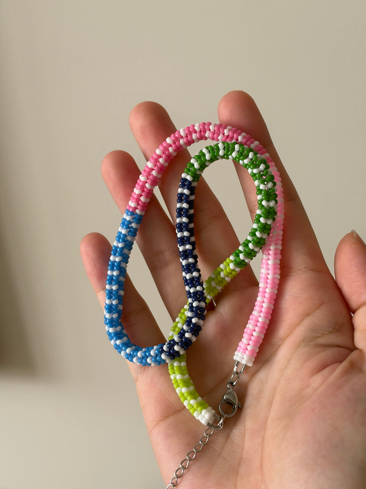 Poolside Picnic Beaded Necklace