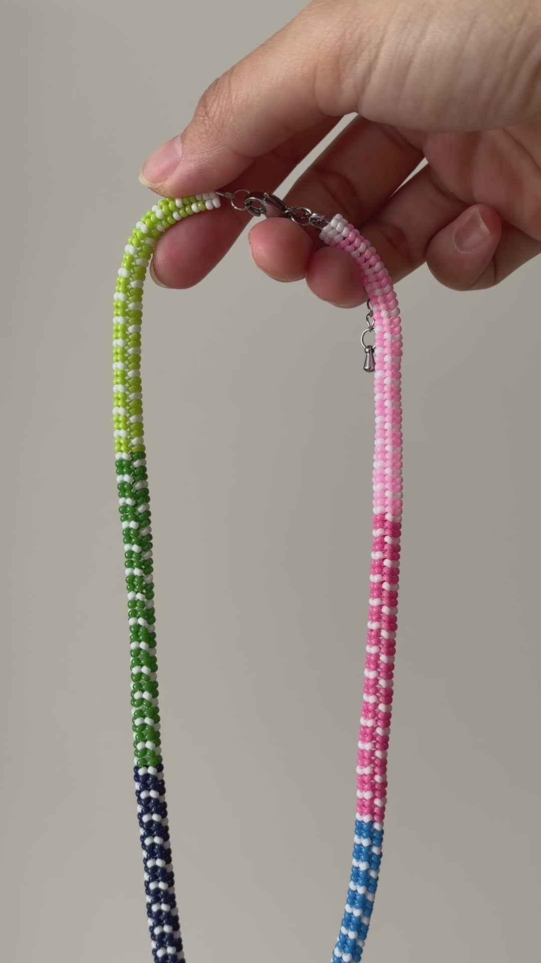 Poolside Picnic Beaded Necklace